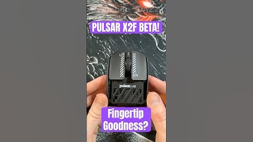 Pulsar X2F Fingertip Mouse Prototype Impressions #betatest #pulsar #prototype