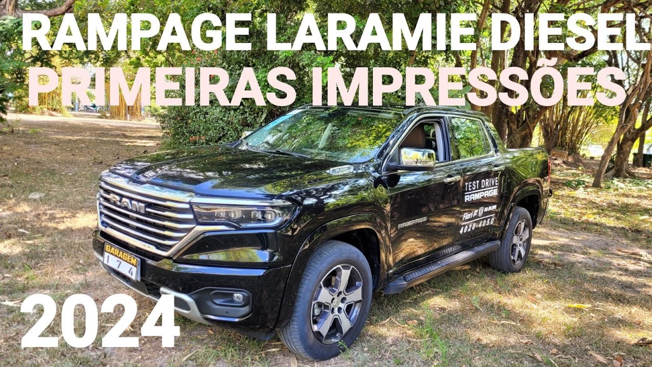 Primeiras Impressões Rampage Laramie 2.0 Diesel 2024 YouTube