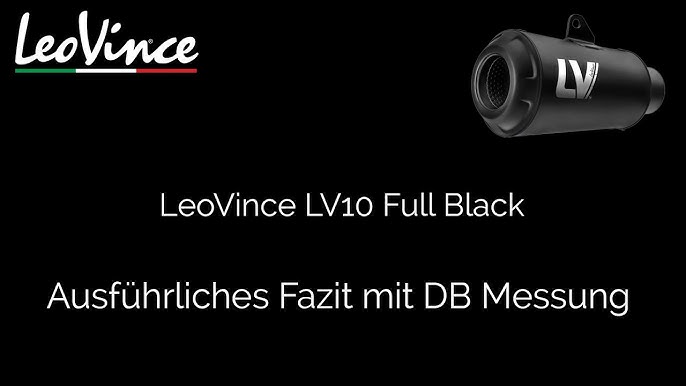 LEO VINCE SLIP-ON FULL BLACK LV-10 MUFFLER Z 900 *Not compatible w 20-21  AUS model. Please see 17-19