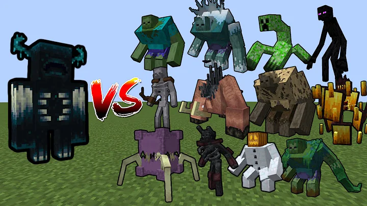 Warden VS Mutant Mobs - Minecraft Mob Battle -