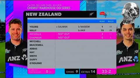 Pak vs Nz 2025 highlights full match 1st ODI