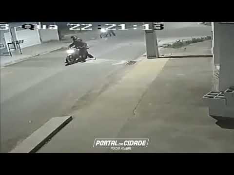 Vídeo: Adolescente rouba moto, passa mal e morre