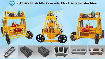 QTF 40-3B egg laying concrete hollow block making machine