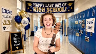 Performing For Her LAST Day Of HIGH SCHOOL!!