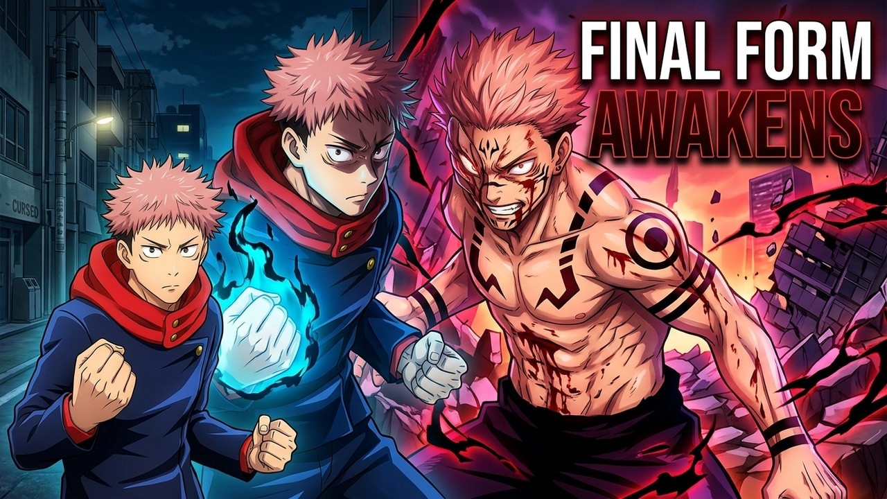 These are 3 forms of Yuji's In Jujutsu Kaisen!