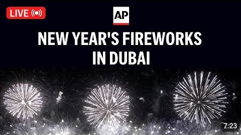 New year’s 2025: Dubai puts on stunning fireworks show at the Burj khalifa | Drone Show & fireworks