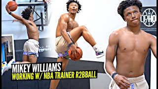 Mikey Williams Working w/ NBA Trainer Ryan Razooky & It's Starting To Look Scary!!