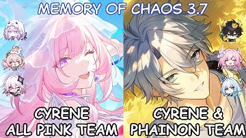 E0S1 Cyrene x E0S1 Castorice & E0S1 Phainon - MOC 3.7 - Honkai: Star Rail