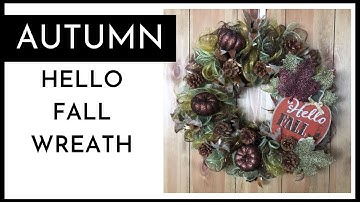 DIY FALL WREATH/FALL DECOR 2020