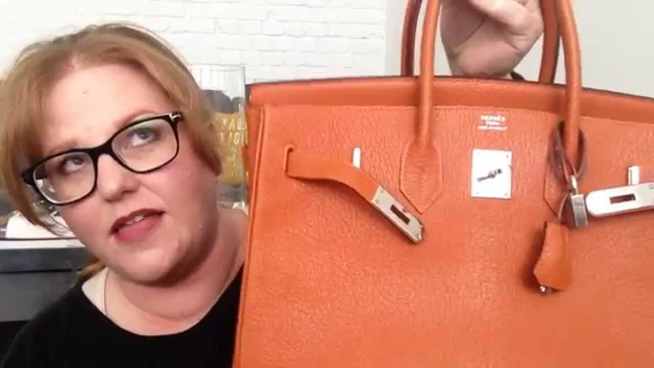 Hermes Birkin 35 review AKA 'Margaret Thatcher' - YouTube