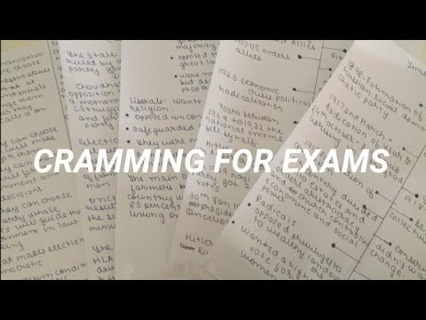 A Day In My Life Cramming For Exams Study Vlog