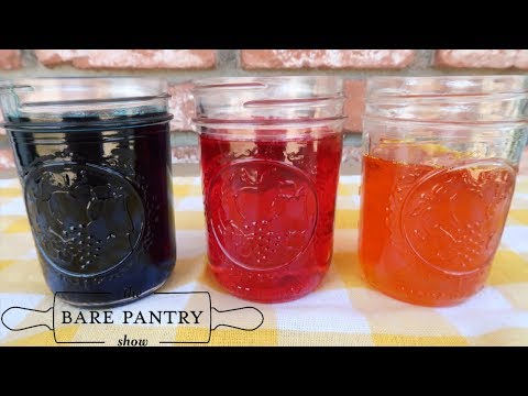 How to Make Simple Snow Cone Syrup | 3 flavors