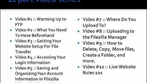 FTP Warm Up (11 Videos)