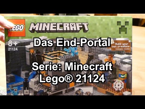 LEGO Minecraft: Das End-Portal (Set 21124 - Review deutsch: Klemmbausteinlyrik mit Kids)