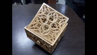 Шкатулка в готическом стиле на станке ЧПУ/ Gothic wooden box