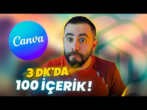 Canva ve ChatGPT kullanarak 100 Reels Videosu Hazırlamak! 🤩 | Canva Yapay Zeka Dersleri 2024