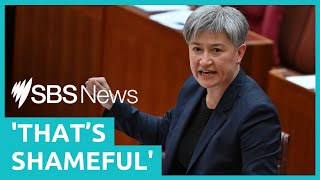 Penny Wong forced to withdraw 'personal attack' on Greens MP in Senate | SBS News