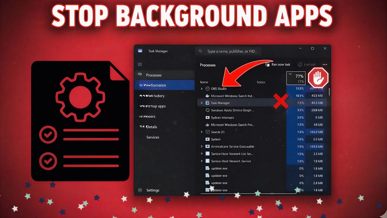 How To Stop Background Processes In Windows 11&10 With Task Manager ...