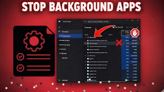 How To Stop Background Processes In Windows 11&10 With Task Manager