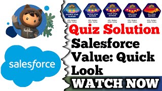 Learn How Salesforce Values Drive a Platform for Change | Salesforce Values: Quick Look | Quiz