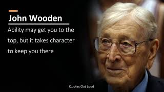 John Wooden - Quotes (Audio)