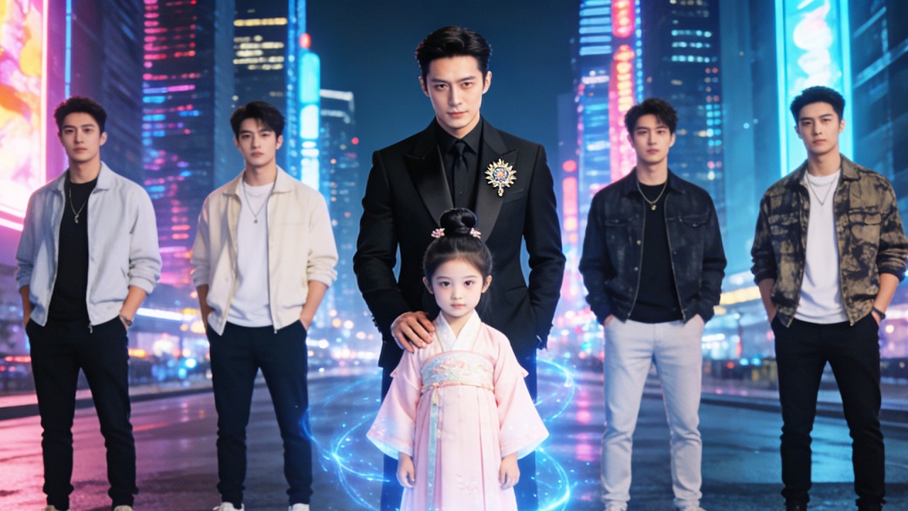 طفلة تتنبأ بالمستقبل—عمة شريرة تحاول بيعها، و4 أخوال وأب تنين يحمونها!