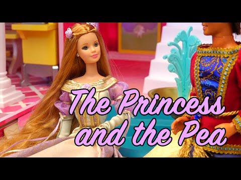 Story For Kids With Toys & Dolls! Princess & The Pea ♥ Kid-Friendly Family Fun With Barbie  ♥