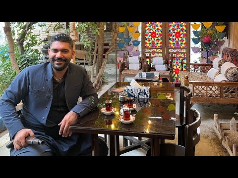 عمارت قدیمی ۲۵۰ ساله خانه قجری سنندج کافه رستوران