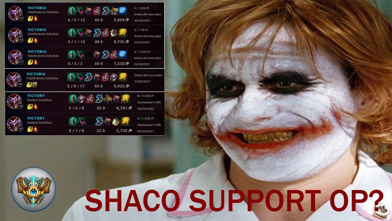 6 - Shaco Support 1v5 in D2 - Ardent Censer + Ful Ap Shaco! - YouTube