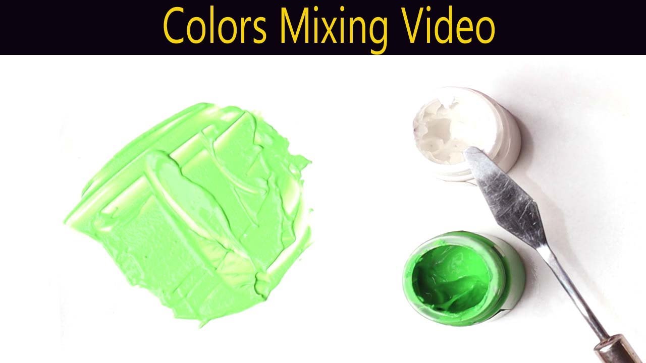 How To Mix White And Light Green Make Matte Lime Color YouTube Maxresdefault