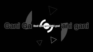 lirik DJ Gani Gani x hujan badai angin ribut#short