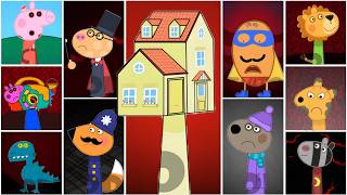 My Sprunki Oc: Peppapig House, Boombox, Teddy Bear, Dinosaur...(From Peppa Pig) Phase 1 To Phase 2