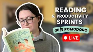 [50/7 Pomodoro] ✨ Live Reading & Productivity Sprints (5 Hours of Body Doubling