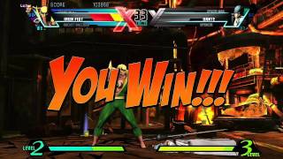 Ultimate Marvel vs capcom 3 15 minute Gameplay w/ Commentary HD