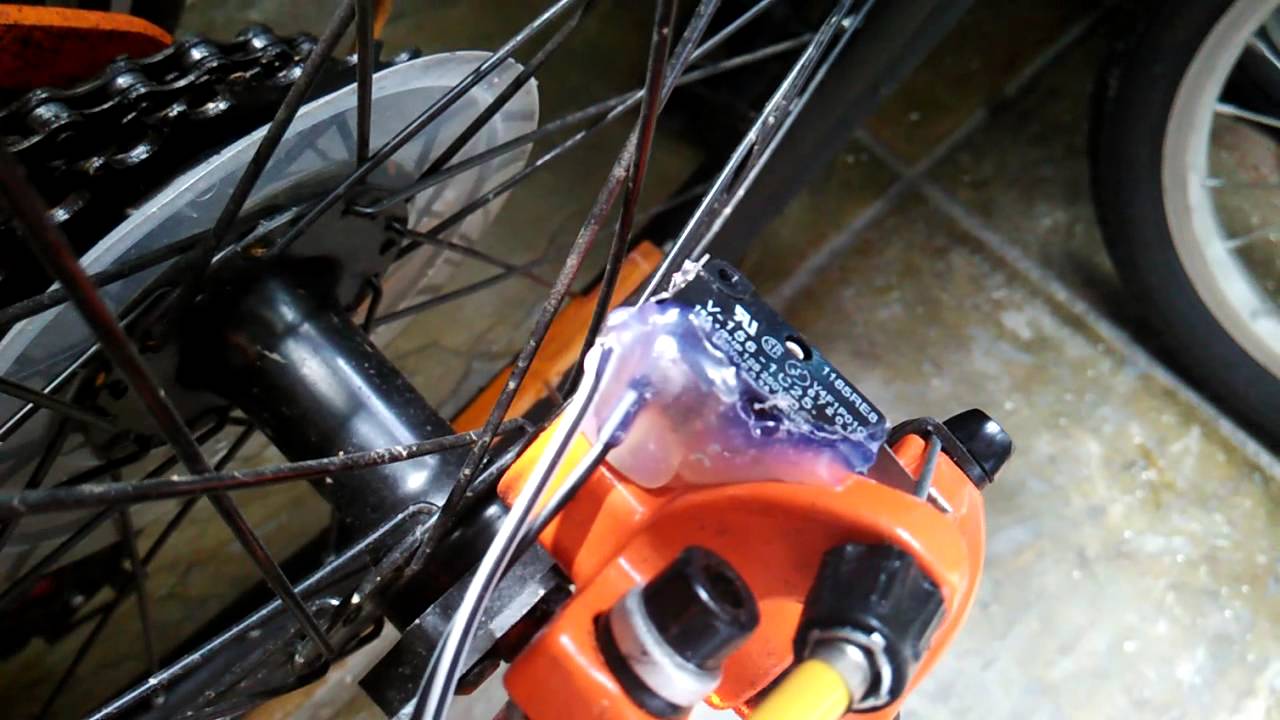 DIY Bicycle brake light YouTube