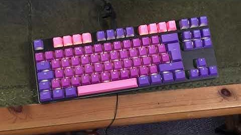 gmmk tkl with lubed gateron red sound and typing test