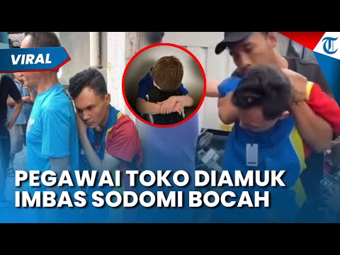 VIRAL! PEGAWAI Minimarket Diamuk Massa Imbas Sodomi Bocah, Korban Diimingi Vocer Gim Gratis