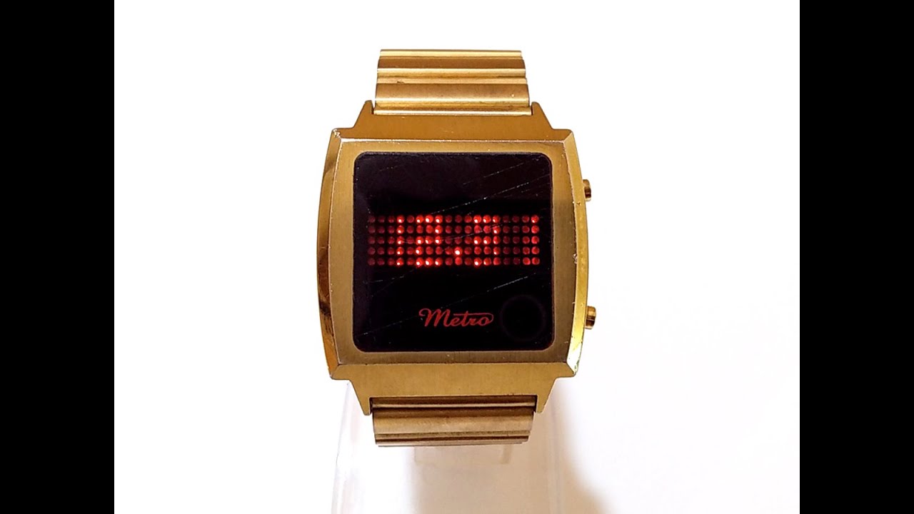 METRO Digital Watch WW001 MATRIX - YouTube