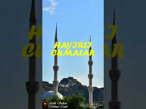 HAYIRLI CUMALAR - Fatih Sultan Mehmet Camii (Amasya) - time lapse (Mobil İçin)