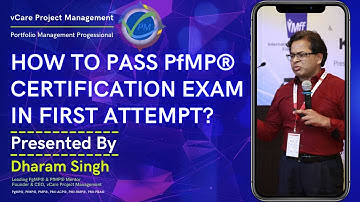 PfMP - How to pass in your first attempt? | Dharam Singh | Portfolio Management Professional | PMI