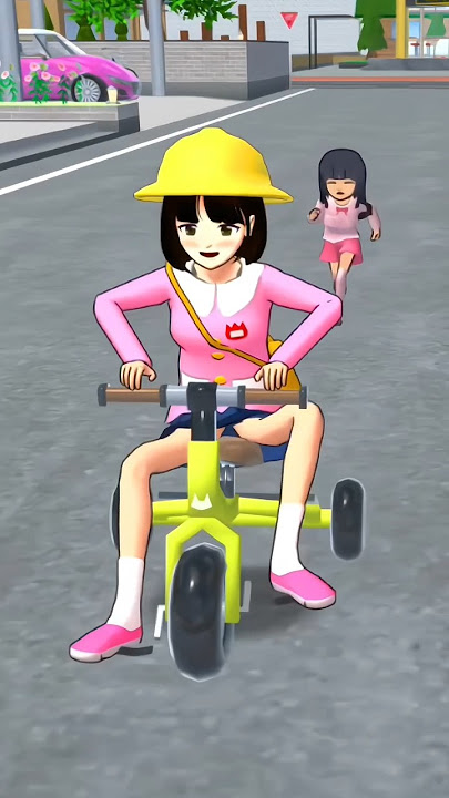 Rina memacu sepedanya 🤣😥#shorts #sakuraschoolsimulator #shortvideo #viral