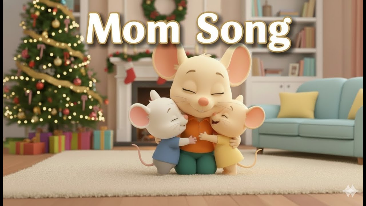 Mom Mom Mom Song | Jonta Monta Mouse Family Nursery Rhyme | Kids Songs