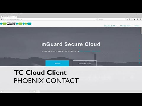 Configuration of the Cloud Client, remote maintenance gateway for the mGuard Secure Remote Service