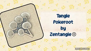 Tangle Pokeroot by Zentangle®️ Zentangle patterns, tangles, Zentangle Inspired art