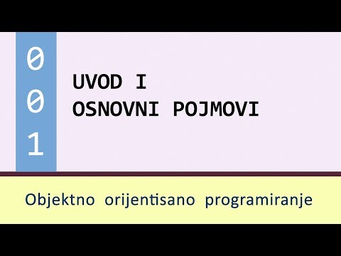 Video: Čemu služi objektno orijentirana analiza i dizajn?