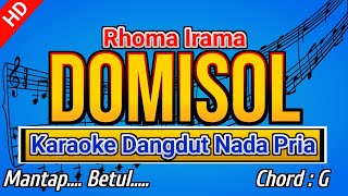 RHOMA IRAMA - DOMISOL KARAOKE DUET ( lagu dangdut jadul ) KARAOKE DANGDUT