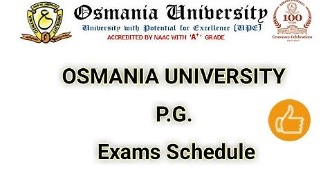 OU pg examination |ou exam dates|OU supply dates #osmaniauniversity #cpget