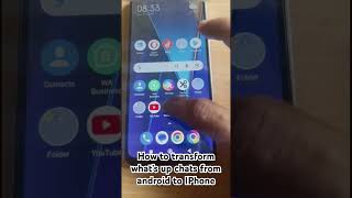 How to restore what’s up chats from android to iPhone