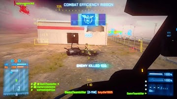 Battlefield 3 Heli Spawn Kills HD