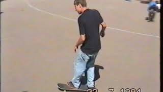 Rodney Mullen's perfomance on freestyle contest in SaintPetersburg, Russia, 22/07/1994 (part 1)